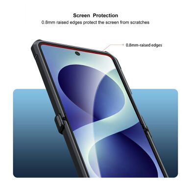 Захисний чохол XUNDD Rugged Case (FF) для Samsung Galaxy Flip 8 - Black