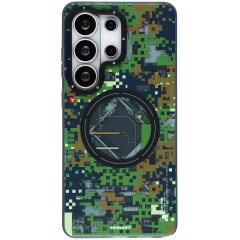 Захисний чохол YOUNGKIT Camouflage Circuit MagSafe для Samsung Galaxy S26 Ultra (S948) - Green