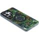 Захисний чохол YOUNGKIT Camouflage Circuit MagSafe для Samsung Galaxy S26 Ultra (S948) - Green