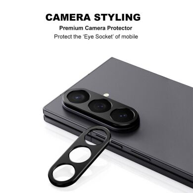 Защитная рамка IMAK Camera Styling для Samsung Galaxy Fold 8 Ultra / Fold 7 - Black