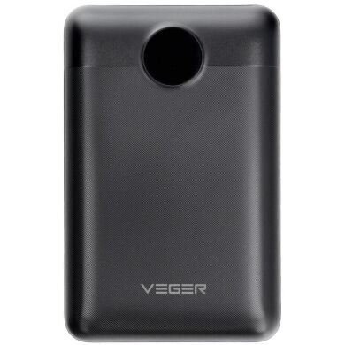 Зовнішній акумулятор VEGER S20 QC3.0 PD22.5W (20000mAh) - Black