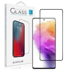 Защитное стекло ACCLAB Full Glue для Samsung Galaxy A73 (A736) - Black
