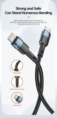 Кабель ESSAGER Star Type-C to Type-C (100W, 0.5m) EXCTT1-XCB01 - Black