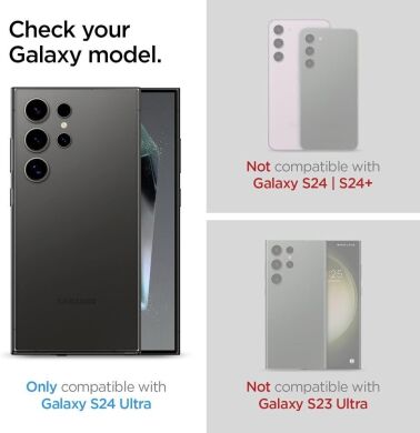 Комплект защитных стекол Spigen (SGP) GLAS.tR EZ Fit Privacy для Samsung Galaxy S24 Ultra (S928) AGL07625 - Black