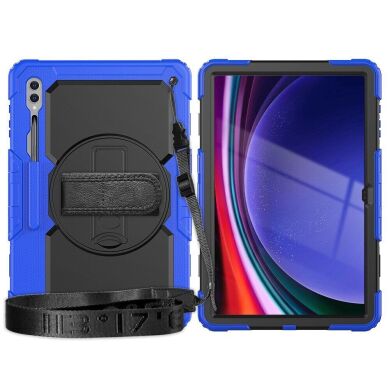 Защитный чехол Deexe Shockproof Case для Samsung Galaxy Tab S9 Ultra (X910/916) - Dark Blue