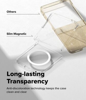 Защитный чехол Ringke Slim Magnetic для Samsung Galaxy Flip 7 (8800293855828) - Clear