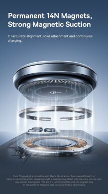 Автомобильный держатель с функцией беспроводной зарядки Baseus PrimeTrip VC2 Pro (C0013N00) - Black