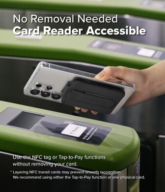 Кардхолдер Ringke Slide Grip Wallet Magnetic Edge (8800293855224) - Black