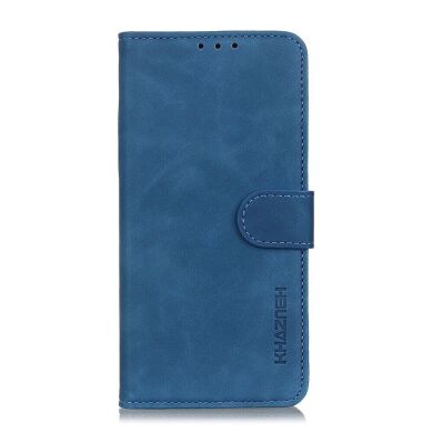 Чехол-книжка KHAZNEH Retro Wallet для Samsung Galaxy A22 5G (A226) - Blue