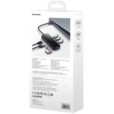 USB HUB Baseus AcmeJoy 7 in 1 (WKJZ010413) - Dark Gray