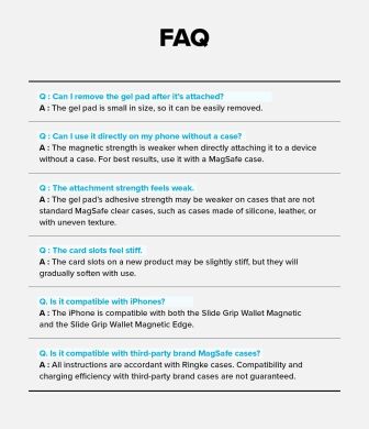 Кардхолдер Ringke Slide Grip Wallet Magnetic Edge (8800293855224) - Black