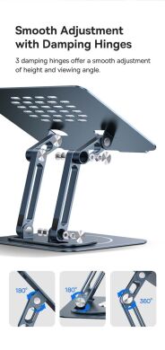 Подставка для ноутбука Baseus UltraStable Pro (B10059900811-01) - Space Grey