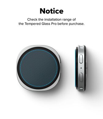 Комплект защитных стекол (2шт) Ringke Tempered Glass Pro для Samsung Galaxy Watch 8 (44mm) - Clear