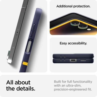 Захисний чохол Spigen (SGP) Nano Pop MagFit (FF) для Samsung Galaxy Flip 7 (ACS09563) - Blueberry Navy
