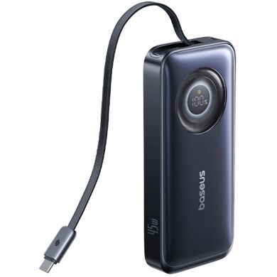 Зовнішній акумулятор Baseus EnerCore CR11 45W (10000mAh) + кабель Type-C (E0027G00) - Black