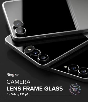 Комплект защитных стекол на камеру Ringke Camera Frame для Samsung Galaxy Flip 8 (8800380460621) - Black