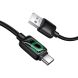 Кабель Hoco U146 Mundo USB to Type-C 36W (3A, 1.2m) - Black. Фото 3 из 9