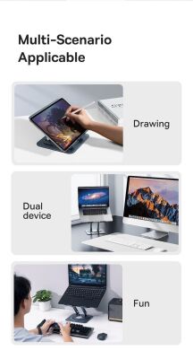 Подставка для ноутбука Baseus UltraStable Pro (B10059900811-01) - Space Grey