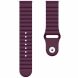 Ремешок Deexe Silicone Strap для часов с шириной крепления 22мм - Dark Purple. Фото 5 из 7