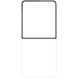 Оригінальний захисний чохол Clear Case (FF) для Samsung Galaxy Flip 8 (EF-QF776CTEGUA) - Transparency