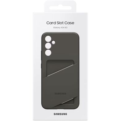 Защитный чехол Card Slot Case для Samsung Galaxy A34 (A346) EF-OA346TBEGRU - Black