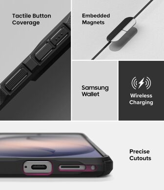 Захисний чохол Ringke Fusion X MagSafe для Samsung Galaxy S26 Plus (S947) 8800328815186 - Black