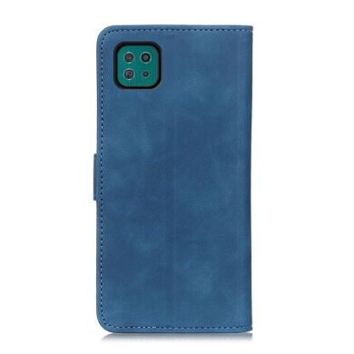 Чехол-книжка KHAZNEH Retro Wallet для Samsung Galaxy A22 5G (A226) - Blue