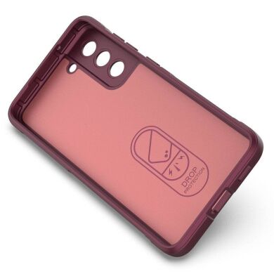 Защитный чехол Deexe Terra Case для Samsung Galaxy S21 FE (G990) - Wine Red
