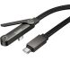 Кабель Hoco U150 Type-C to Type-C 60W (3A, 1.2m) - Black. Фото 2 из 9