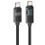 Кабель Hoco U137 Type-C to Type-C (60W, 3A, 1.2m) - Black