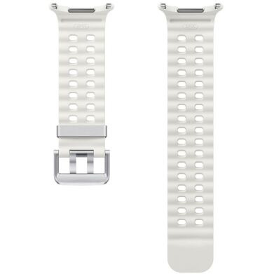 Оригинальный ремешок Marine Band для Samsung Galaxy Watch Ultra (47mm) ET-SNL70MWEGEU - White Sand
