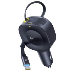 Автомобільний зарядний пристрій Baseus PrimeTrip VR2 30W 1C + кабель Type-C (C0206401) - Cosmic Black
