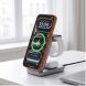 Беспроводное зарядное устройство Tech-Protect A53 3 in 1 Magnetic (25W) QI2.2 (5906302323890) - Grey. Фото 7 из 9