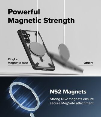 Захисний чохол Ringke Fusion X MagSafe для Samsung Galaxy S26 Plus (S947) 8800328815186 - Black