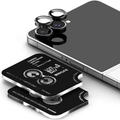 Комплект защитных стекол на камеру Ringke Camera Frame для Samsung Galaxy Flip 8 (8800380460621) - Black