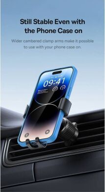 Автомобільний тримач Baseus Metal Age III Gravity Car Mount (Air Outlet Version) C40467600 - Grey