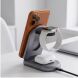 Беспроводное зарядное устройство Tech-Protect A53 3 in 1 Magnetic (25W) QI2.2 (5906302323890) - Grey. Фото 8 из 9