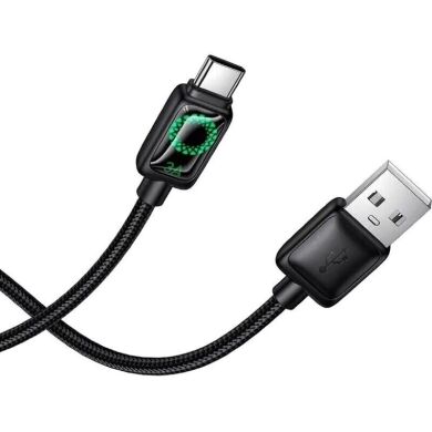Кабель Hoco U146 Mundo USB to Type-C 36W (3A, 1.2m) - Black
