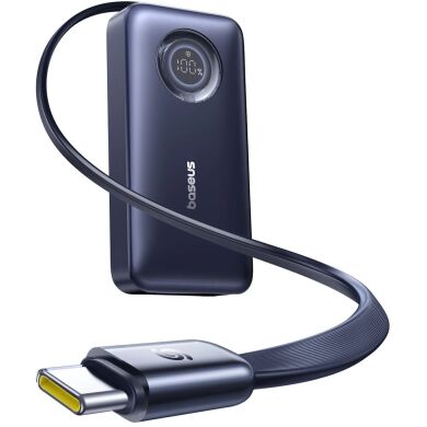 Зовнішній акумулятор Baseus EnerCore CR11 45W (10000mAh) + кабель Type-C (E0027G00) - Black