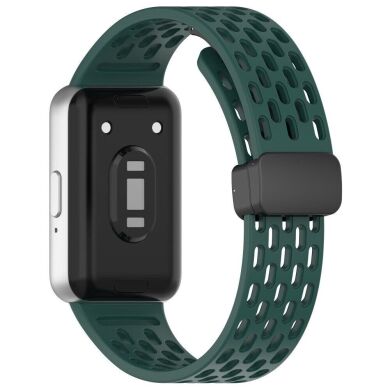 Ремінець Deexe Eclipse для Samsung Galaxy Fit 3 - Green