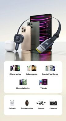 Автомобільний зарядний пристрій Baseus PrimeTrip VR2 30W 1C + кабель Type-C (C0206401) - Cosmic Black