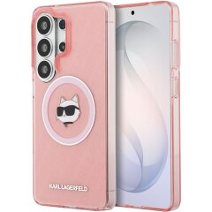 Защитный чехол Karl Lagerfeld IML Repeated Choupette MagSafe для Samsung Galaxy S26 Ultra (S948) KLHMS26LHMKBCHOP - Pink