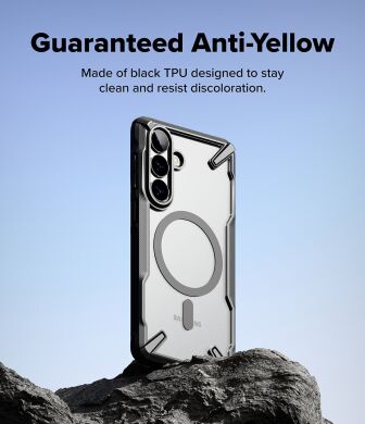 Захисний чохол Ringke Fusion X MagSafe для Samsung Galaxy S26 Plus (S947) 8800328815186 - Black