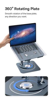 Подставка для ноутбука Baseus UltraStable Pro (B10059900811-01) - Space Grey