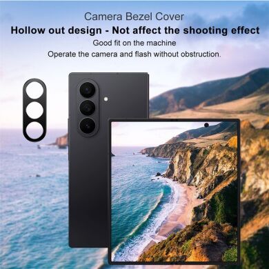 Защитная рамка IMAK Camera Styling для Samsung Galaxy Fold 8 Ultra / Fold 7 - Black