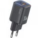 Сетевое зарядное устройство USAMS US-CC254 GaN 30W (USB + Type-C) - Black. Фото 2 из 17