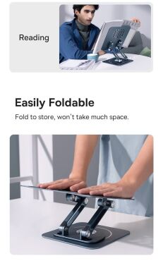 Подставка для ноутбука Baseus UltraStable Pro (B10059900811-01) - Space Grey