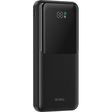 Внешний аккумулятор WIWU Wi-P081 22.5W (10000mAh) + кабель Type-C + Lightning - Black