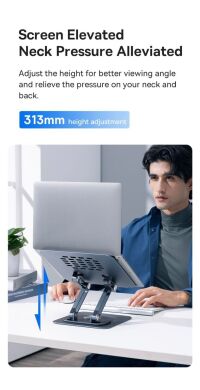 Подставка для ноутбука Baseus UltraStable Pro (B10059900811-01) - Space Grey