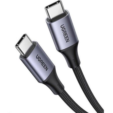 Кабель UGREEN US535 Type-C to Type-C 240W (5A, 2m) - Space Gray